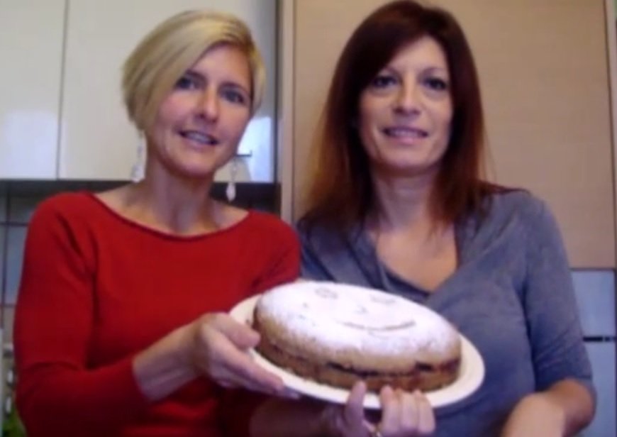 Torta con ingredienti BIO. La ricetta di Anna e Tania