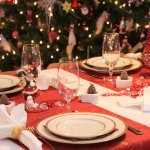 Christmas-dinner-table- hotel san salvador- igea marina